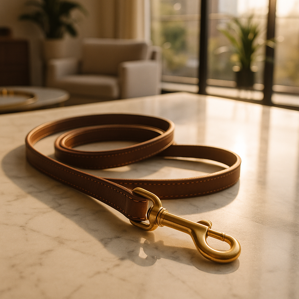 Premium Leather Dog Leash